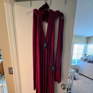 Lulu’s Burgandy Dress